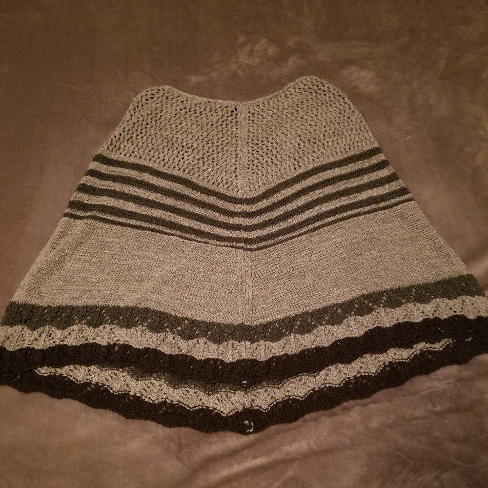 Vertigo Knit Poncho
